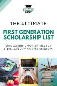 Scholarships for first-generation college students